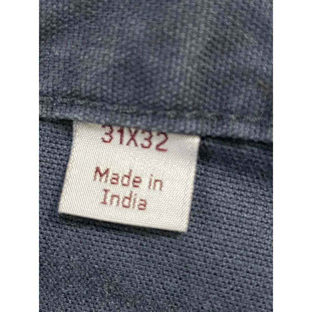 Carhartt Mens 31x32 Cargo Work Pants Navy Blue Rugged Flex 103904 NVY